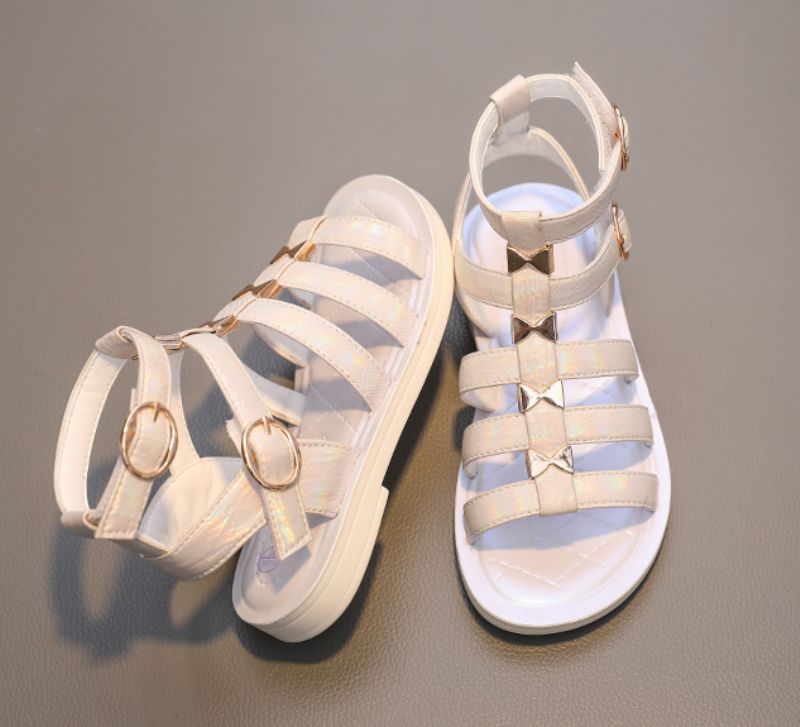 Lila Gladiator Sandaal Voor Meisjes - Beige