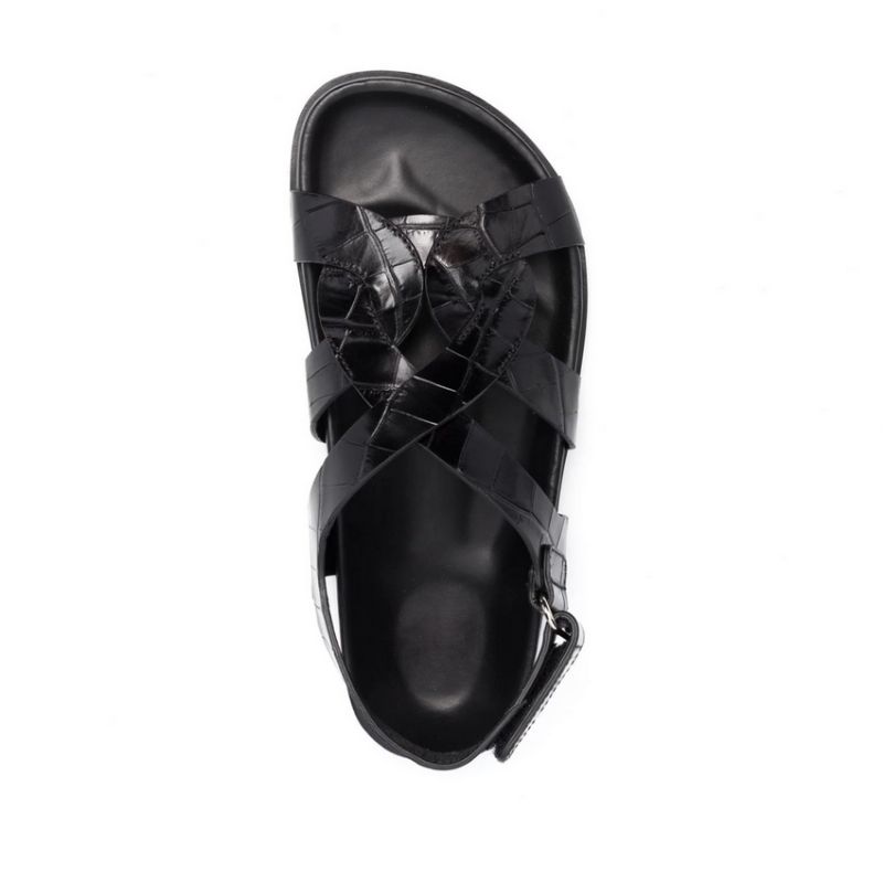 Lilia Dames Enkelband Casual Zomer Sandalen - Zwart