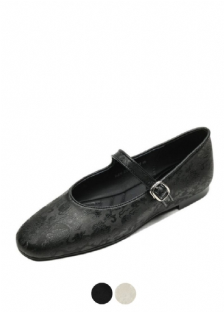 Lilia Dames Leren Platte Schoenen