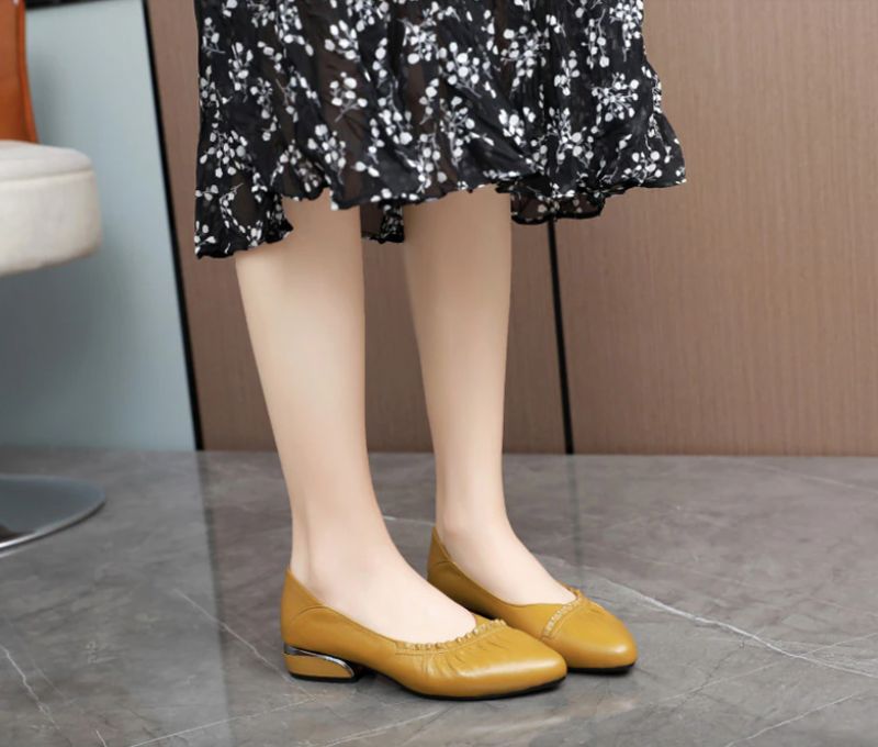 Lilian Dames Pumps - Geel