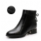 Zwart dunne pluche