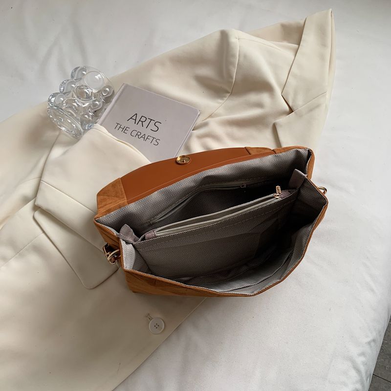 Lina Dames Designer Schouder Crossbody Handtas - Bruin