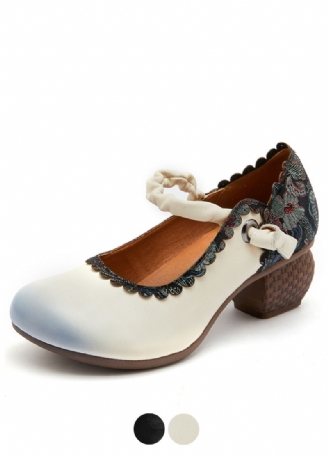 Lina Dames Lente Bloem Pumps Schoenen