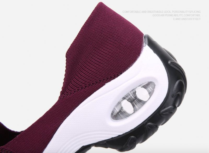 Lina Dames Sneaker - Wijnrood