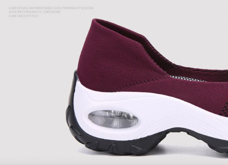 Lina Dames Sneaker - Wijnrood
