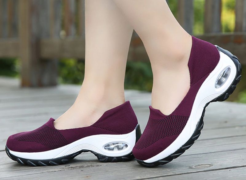Lina Dames Sneaker - Wijnrood