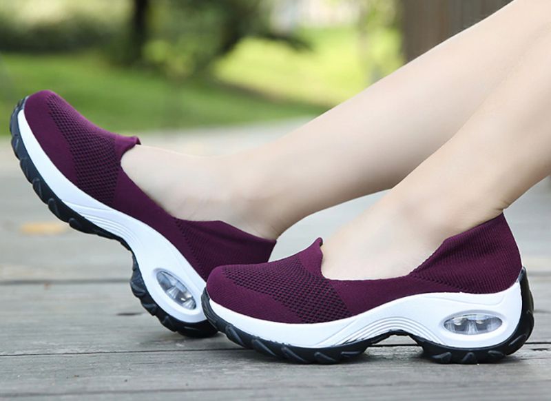 Lina Dames Sneaker - Wijnrood