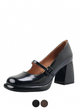 Lina Pumps Met Dikke Hoge Hak Voor Dames