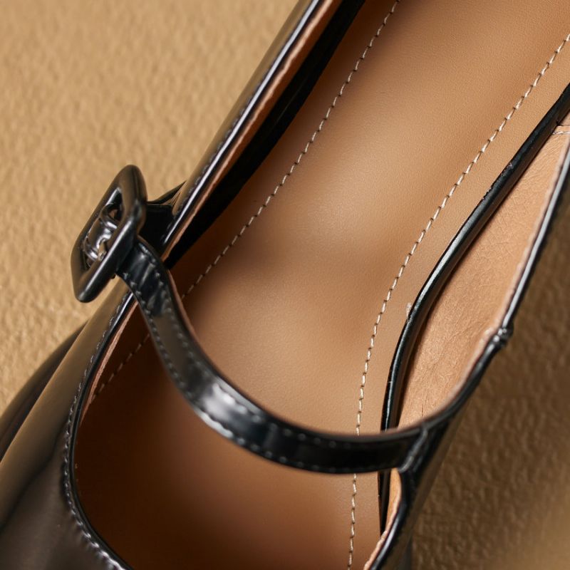 Lina Pumps Met Dikke Hoge Hak Voor Dames - Zwart