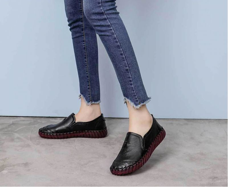 Linares Dames Loafer Schoenen - Zwart