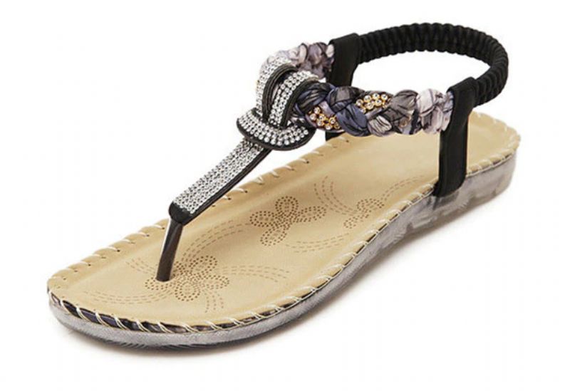 Linda Dames Comfortabele Zomer Sandaal - Abrikoos