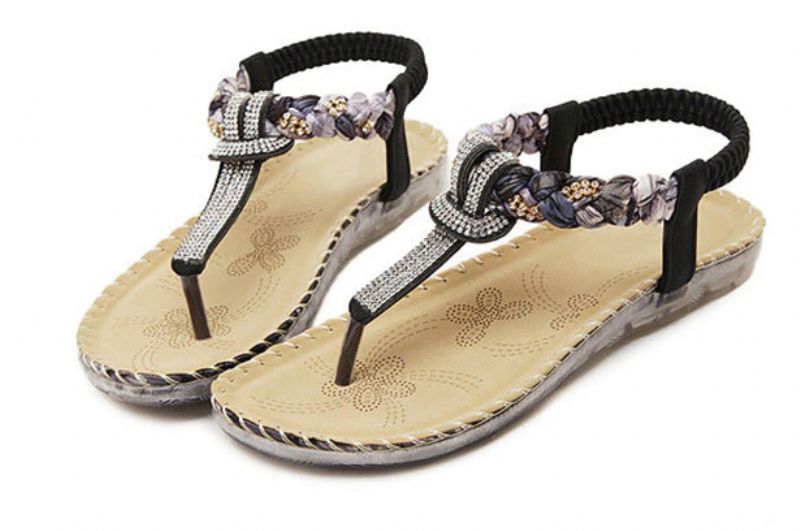 Linda Dames Comfortabele Zomer Sandaal - Abrikoos