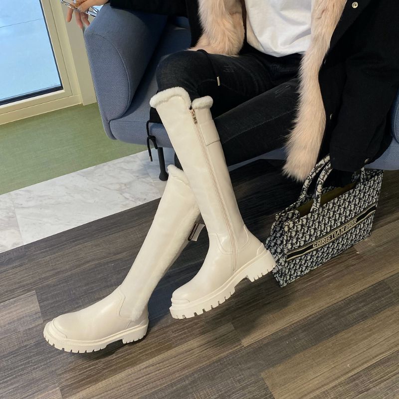 Linda Dames Sneeuwlaarzen - Beige