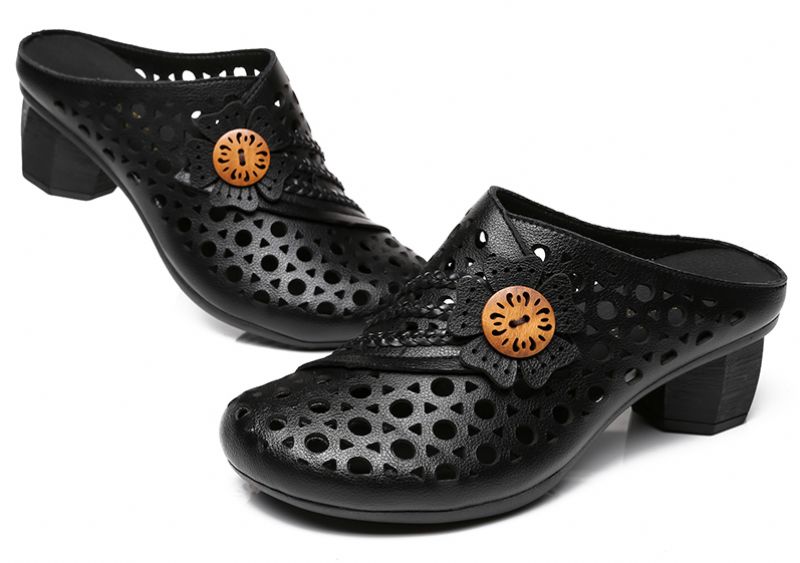 Lindy Dames Clogs - Bruin