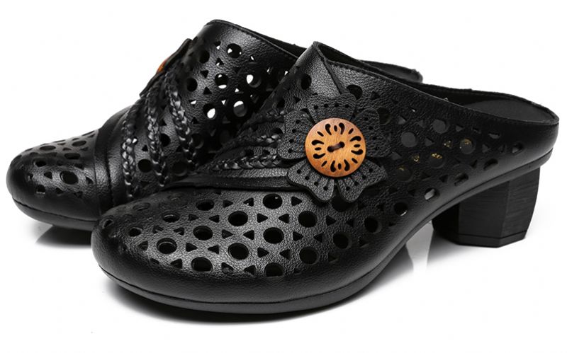 Lindy Dames Clogs - Bruin