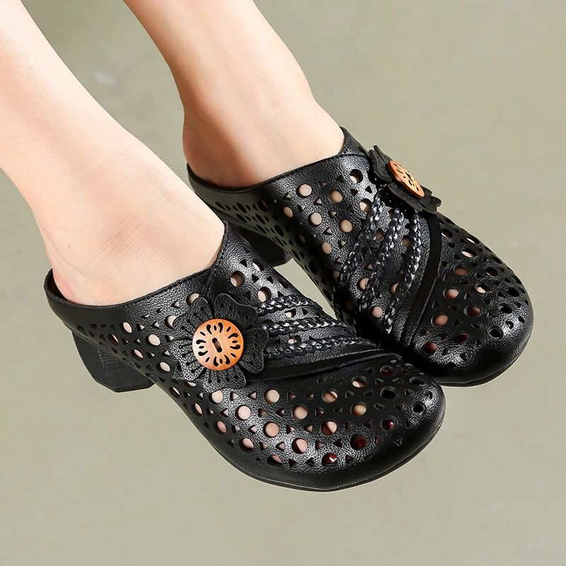 Lindy Dames Clogs - Bruin