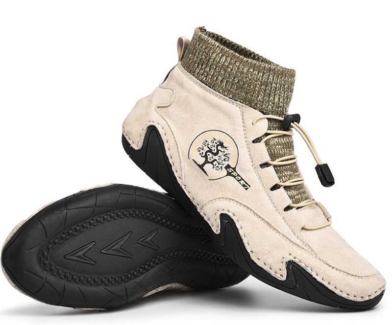 Lingard Heren Casual Sneakers - Beige