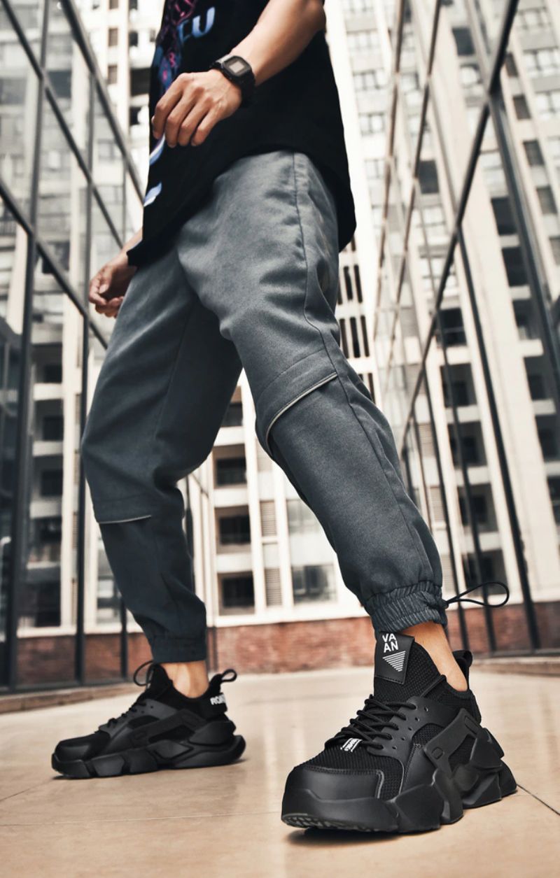 Link Heren Zomer Sneakers - Zwart