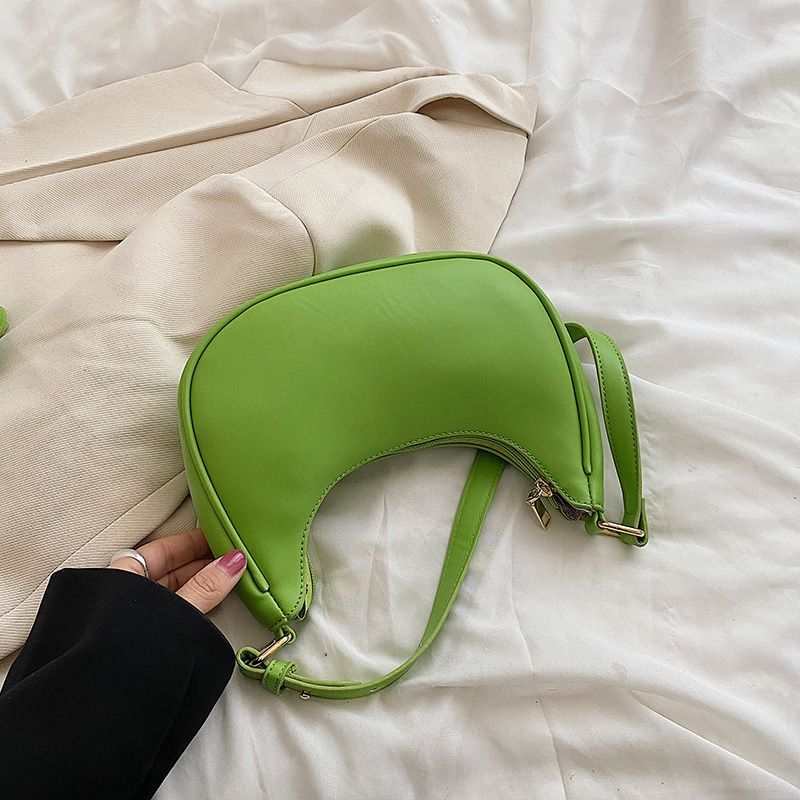 Lirio Kleine Leren Crossbody Handtas Voor Dames - Groen