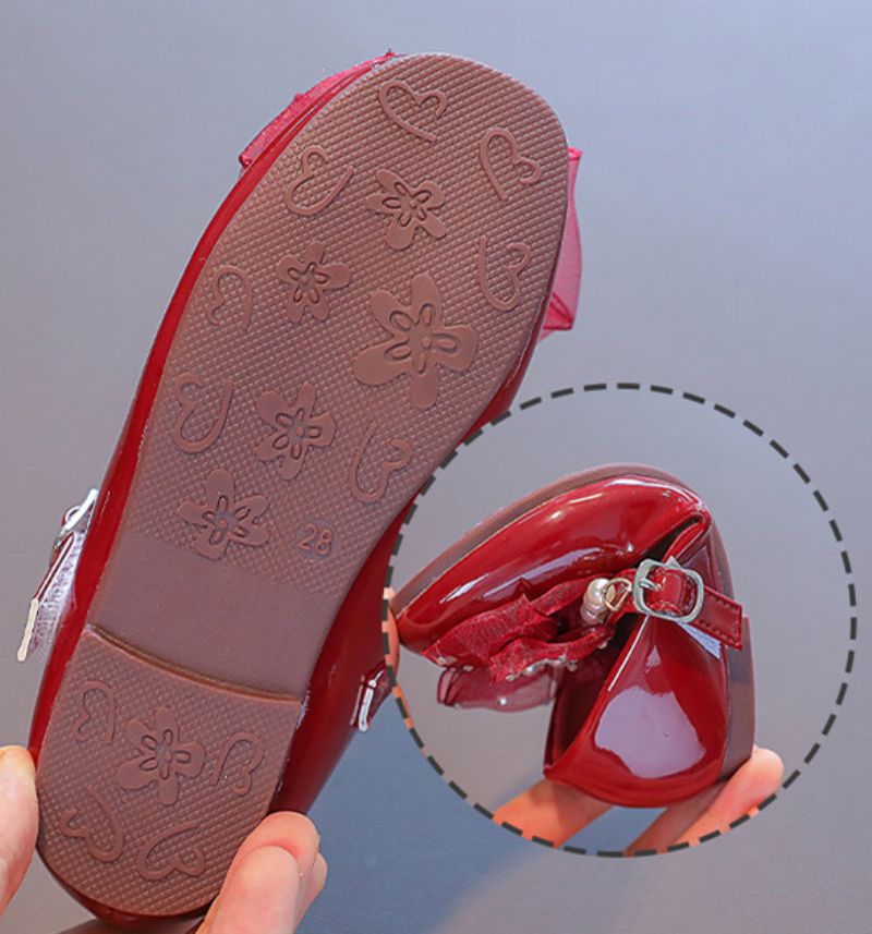 Liseth Meisjes Platte Schoenen - Zwart