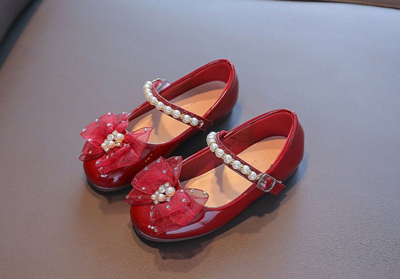 Liseth Meisjes Platte Schoenen - Zwart