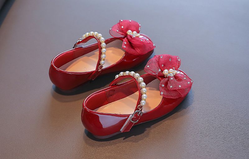 Liseth Meisjes Platte Schoenen - Zwart