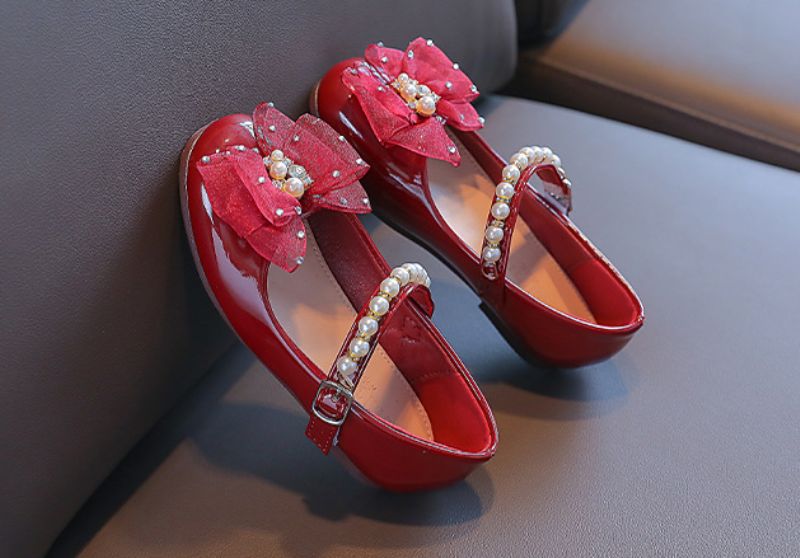 Liseth Meisjes Platte Schoenen - Zwart