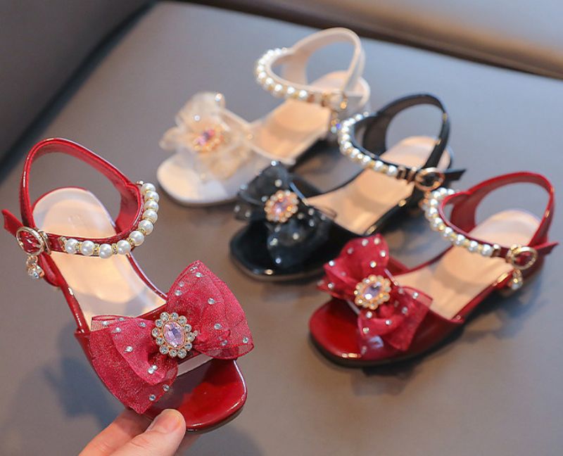 Liseth Meisjes Platte Schoenen - Zwart