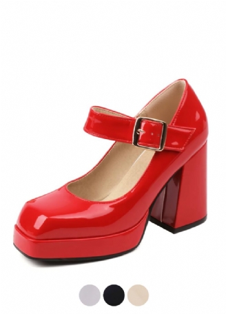 Liz Dames Vierkante Teen Pumps