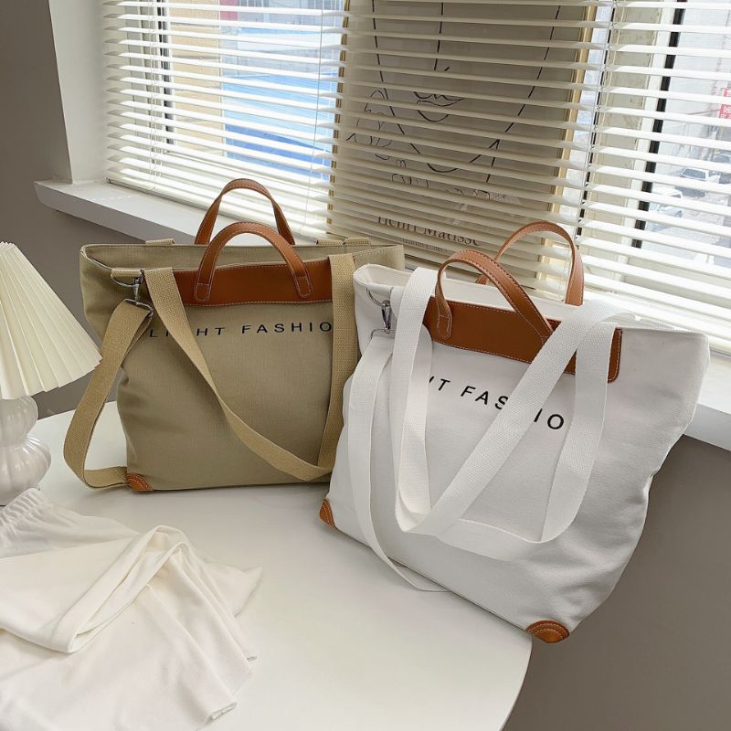 Liza Dames Grote Capaciteit Schouder Handtas - Kaki