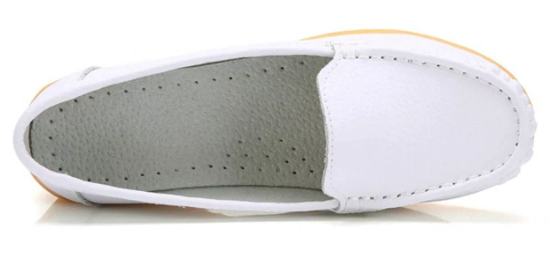 Liza Dames Loafer Platform Zwarte Schoenen - Zwart