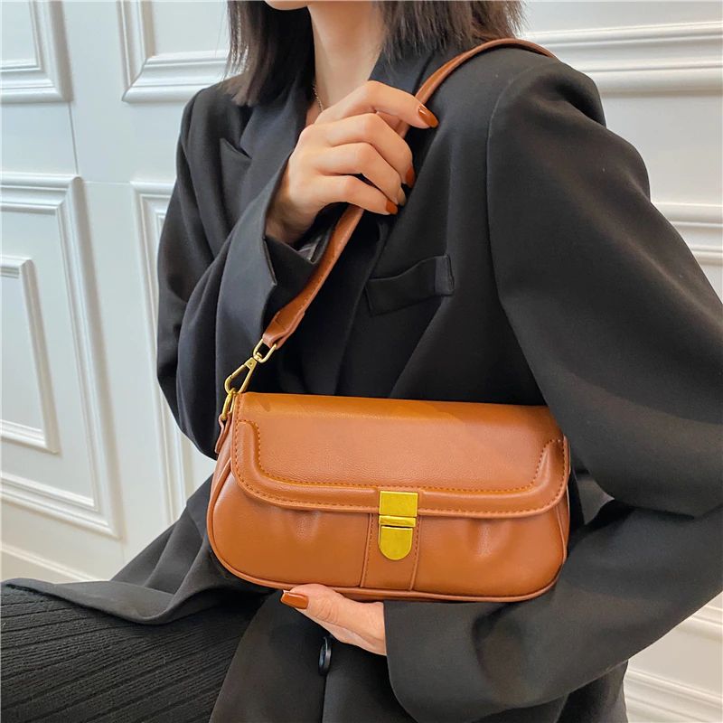 Liza Dames Luxe Leren Crossbody Handtas - Zwart