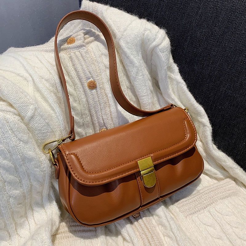 Liza Dames Luxe Leren Crossbody Handtas - Zwart
