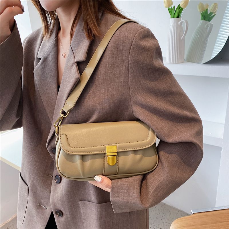 Liza Dames Luxe Leren Crossbody Handtas - Zwart