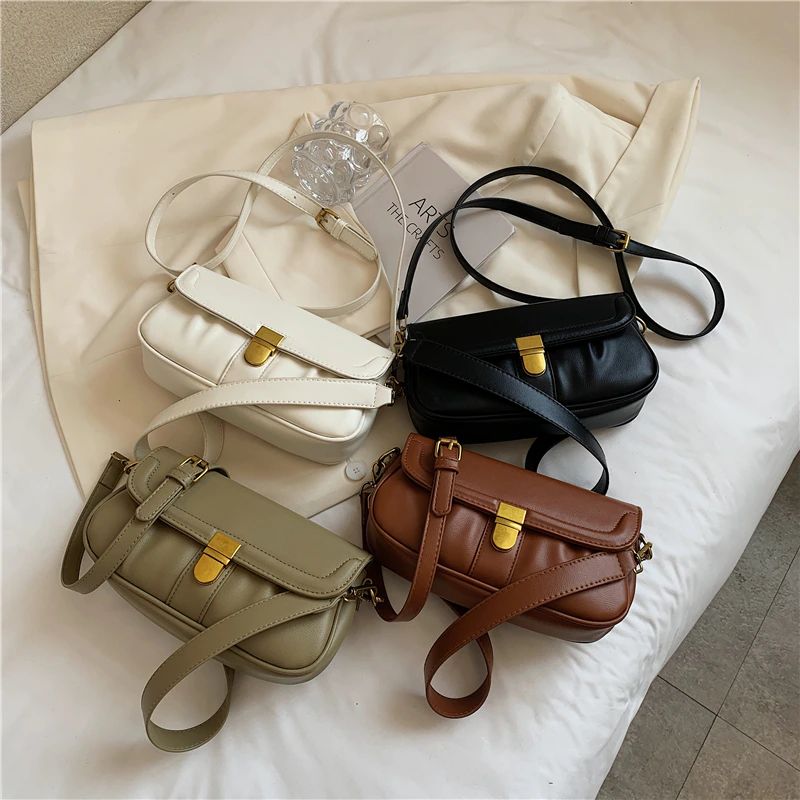 Liza Dames Luxe Leren Crossbody Handtas - Zwart