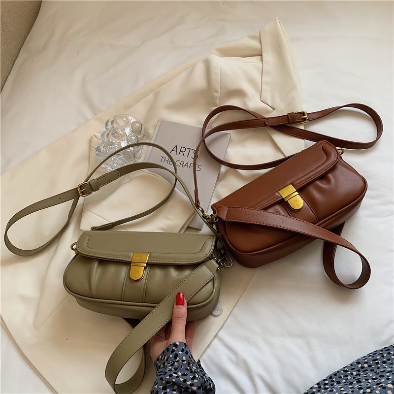 Liza Dames Luxe Leren Crossbody Handtas - Zwart