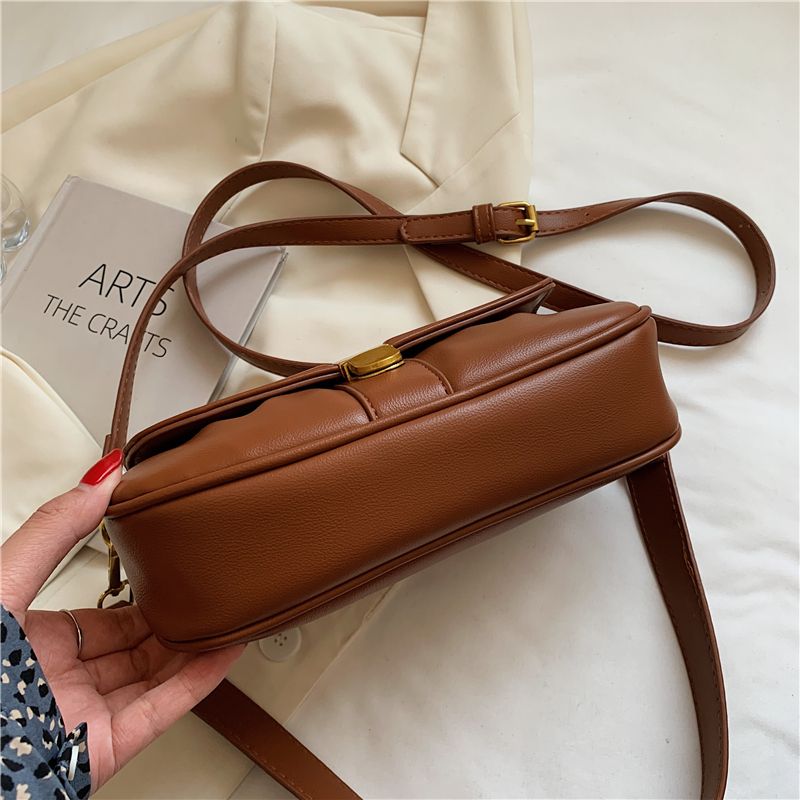 Liza Dames Luxe Leren Crossbody Handtas - Zwart