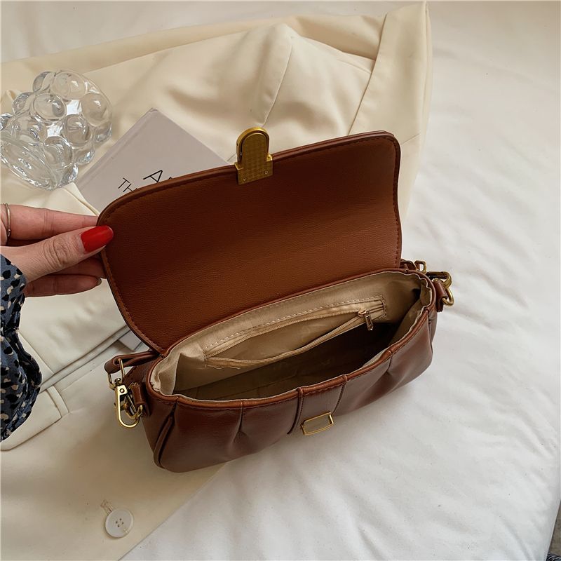 Liza Dames Luxe Leren Crossbody Handtas - Zwart