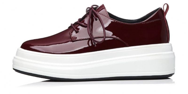 Llaru Dames Ronde Neus Platform Schoenen - Geel