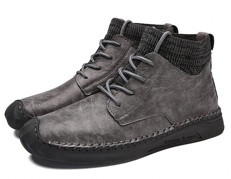 Lmir Heren Casual Laarzen - Grijs