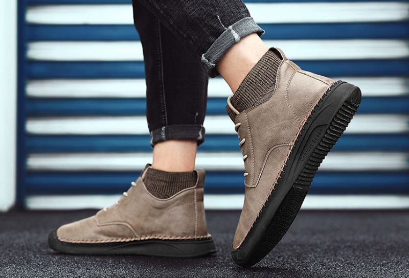 Lmir Heren Casual Laarzen - Grijs