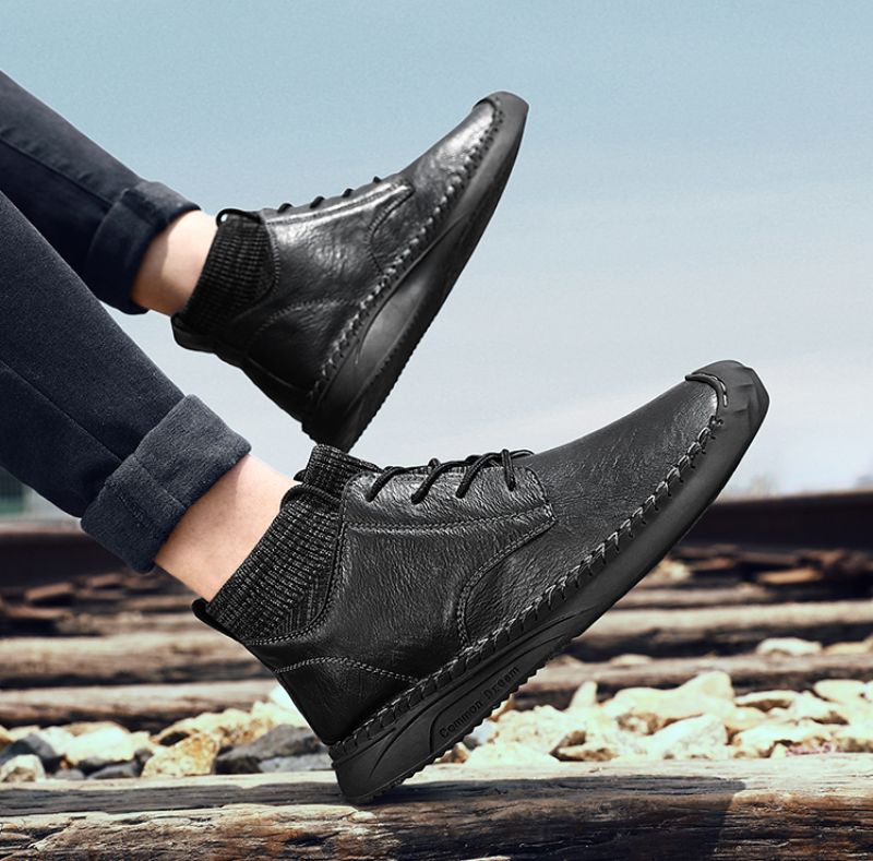 Lmir Heren Casual Laarzen - Grijs