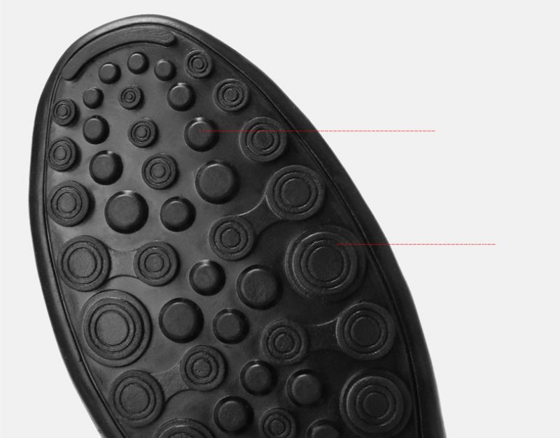 Loaiz Heren Loafer Schoenen - Zwart Hollow