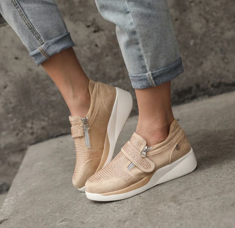 Loanina Dames Loafer Zwarte Schoenen - Zwart