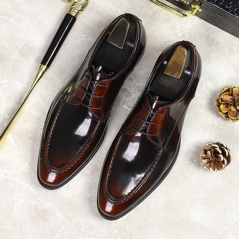 Loans Heren Loafer Luxe Schoenen - Bordeauxrood