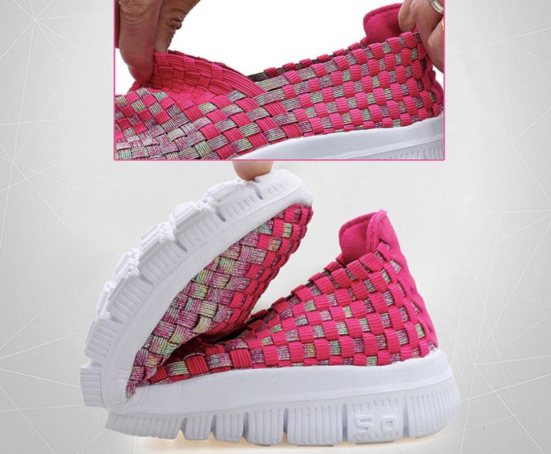 Lobelia Dames Instapschoenen - Paars roze combineren