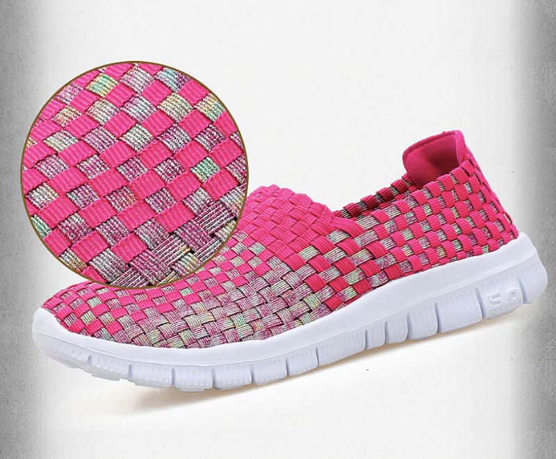 Lobelia Dames Instapschoenen - Paars roze combineren