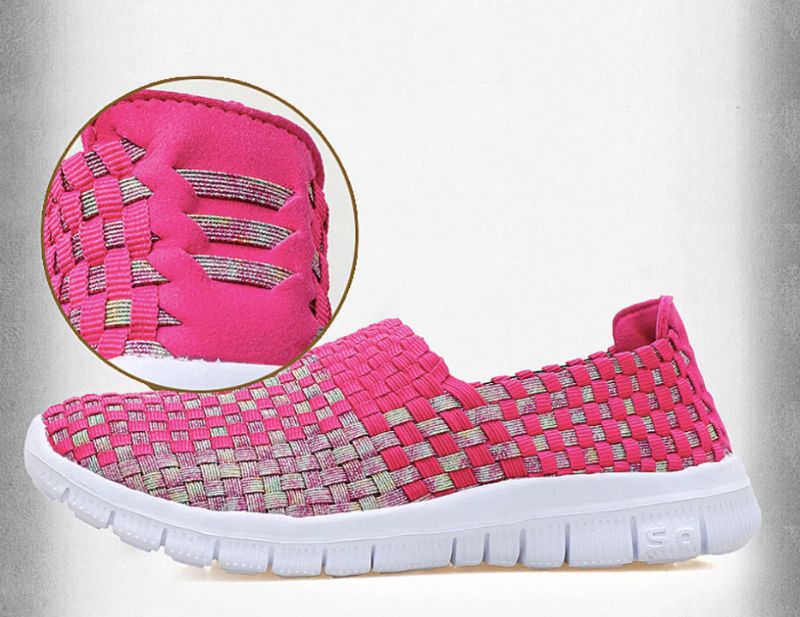 Lobelia Dames Instapschoenen - Paars roze combineren