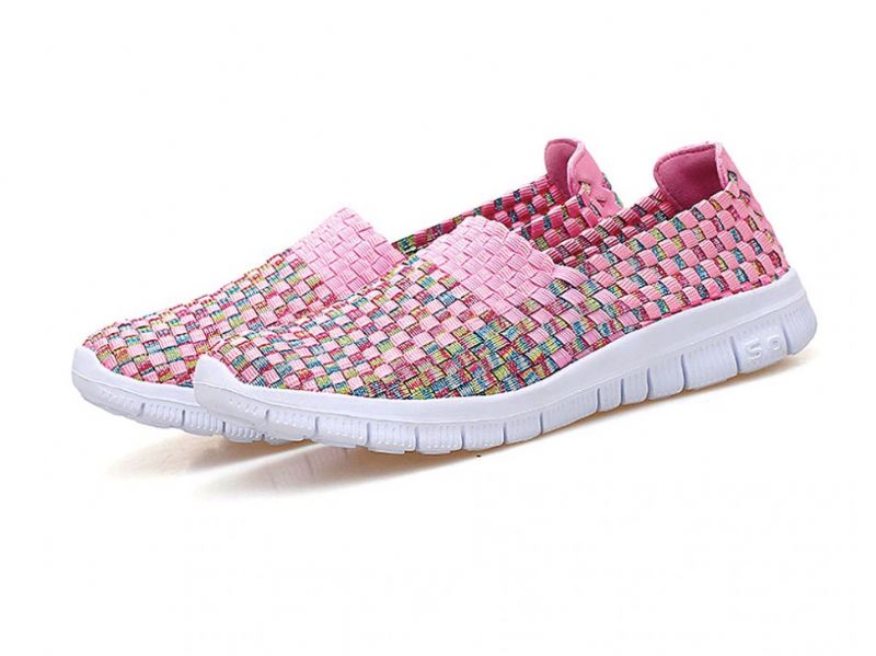 Lobelia Dames Instapschoenen - Paars roze combineren