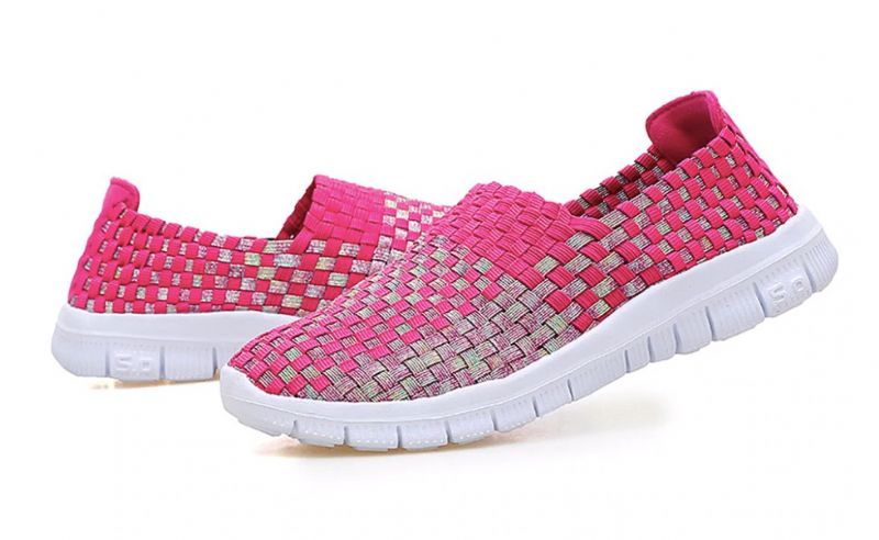 Lobelia Dames Instapschoenen - Paars roze combineren